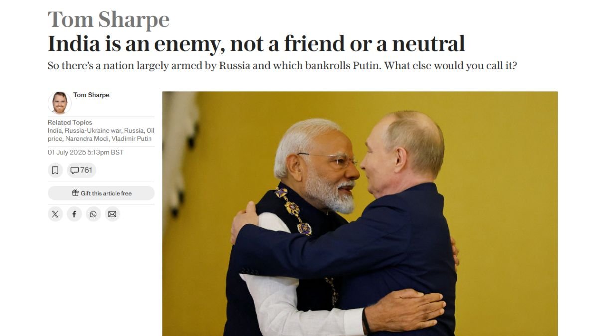 Dear Britain, India Doesn’t Take Orders Anymore : A Response to The Telegraph