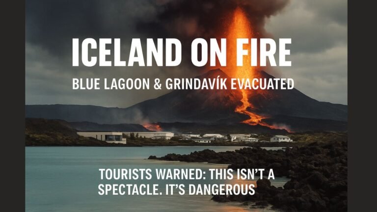 Grindavík Emptied Out Again as Volcano Roars Back to Life